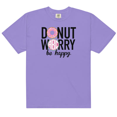 Monogrammed 'Donut Worry' T-Shirt