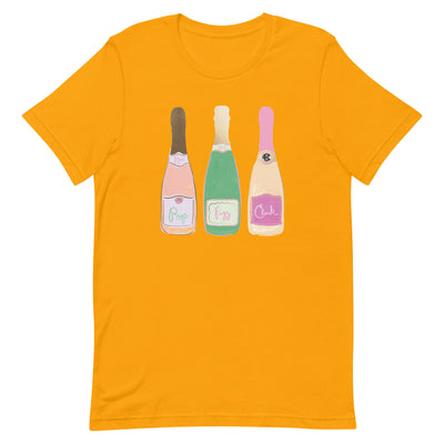 Monogrammed 'Champagne Bottles' Premium T-Shirt