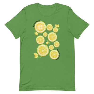 Monogrammed 'Take It Easy Lemon Squeezy' Premium T-Shirt