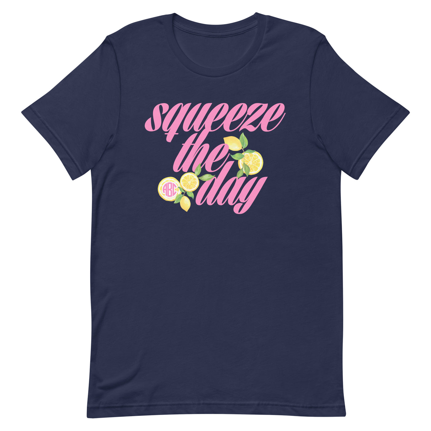 Monogrammed 'Squeeze The Day' Premium T-Shirt