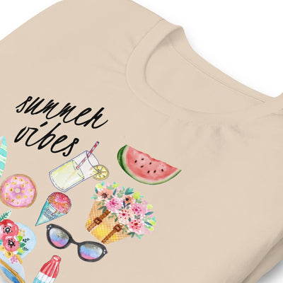 Monogrammed 'Summer Vibes' Premium T-Shirt