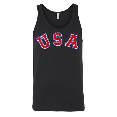 USA Letter Patch Premium Tank Top - United Monograms