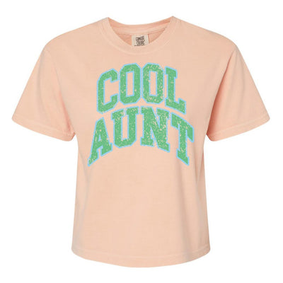 'Varsity Cool Aunt' Boxy T-Shirt - United Monograms