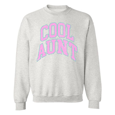'Varsity Cool Aunt' Crewneck Sweatshirt - United Monograms