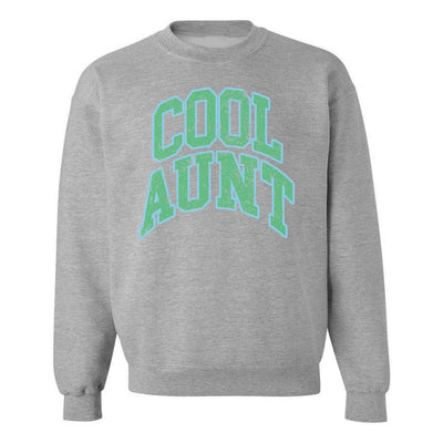 'Varsity Cool Aunt' Crewneck Sweatshirt - United Monograms