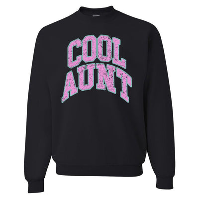 'Varsity Cool Aunt' Crewneck Sweatshirt - United Monograms