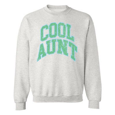 'Varsity Cool Aunt' Crewneck Sweatshirt - United Monograms