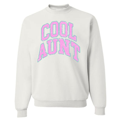 'Varsity Cool Aunt' Crewneck Sweatshirt - United Monograms