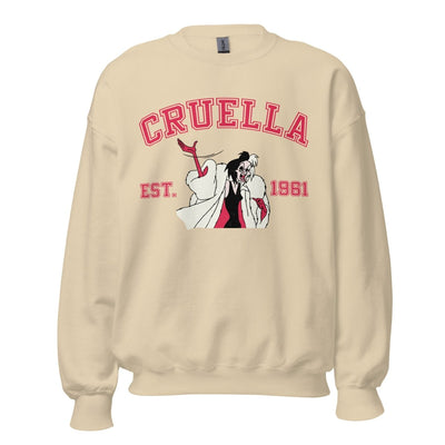 'Villains Varsity' Crewneck Sweatshirt - United Monograms