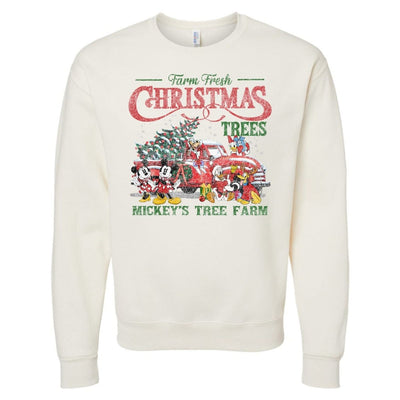 'Vintage Mickey's Tree Farm' Crewneck Sweatshirt - United Monograms