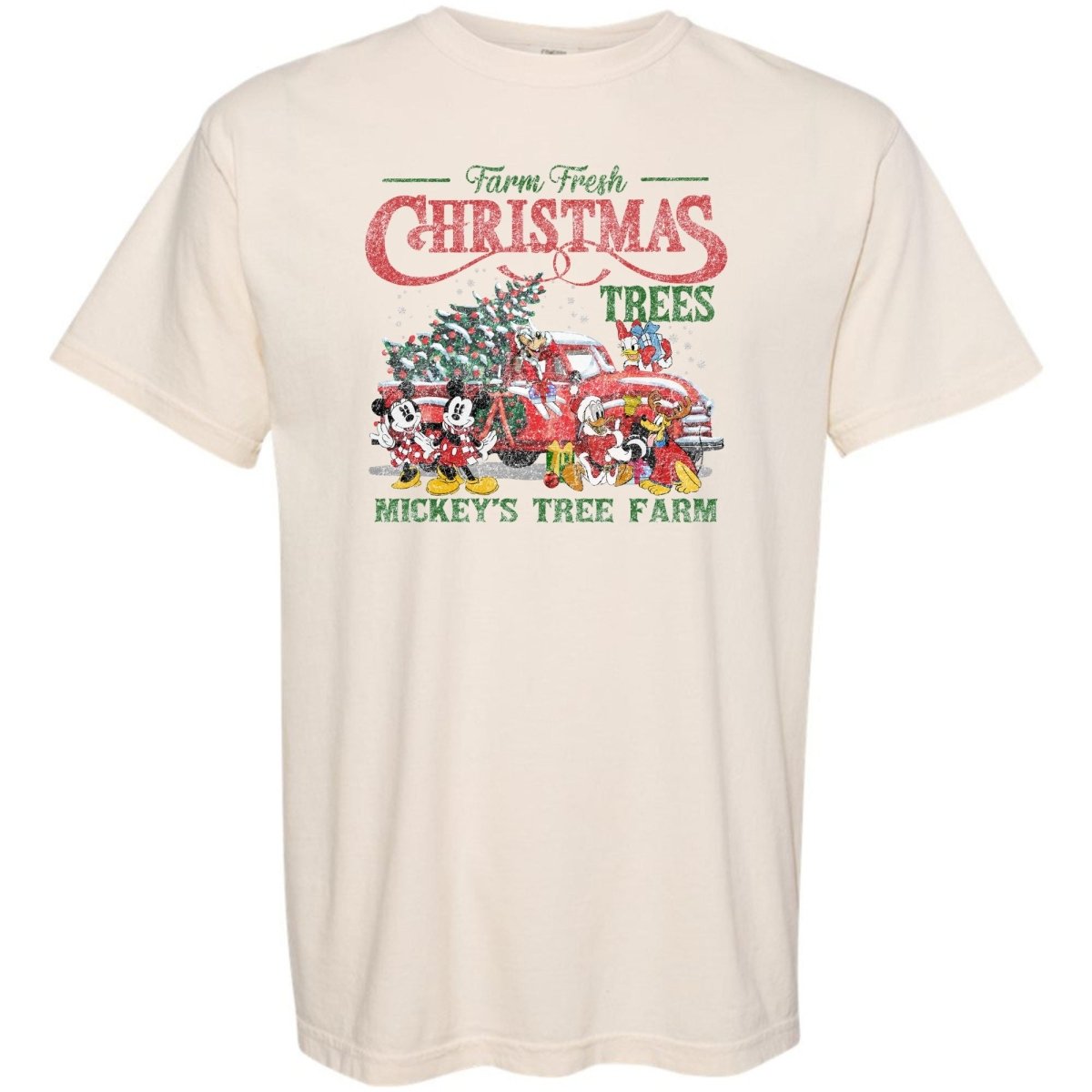 'Vintage Mickey's Tree Farm' T - Shirt - United Monograms