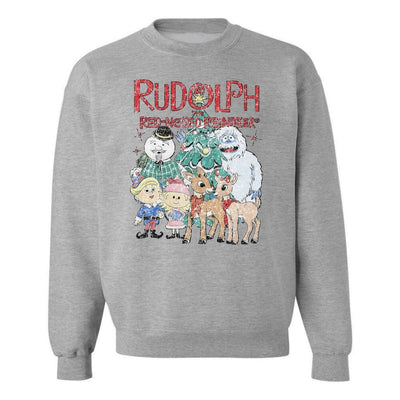 'Vintage Rudolph' Crewneck Sweatshirt - United Monograms