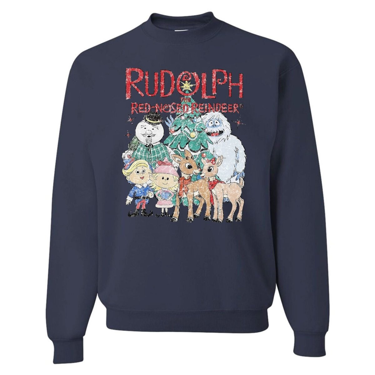 'Vintage Rudolph' Crewneck Sweatshirt - United Monograms