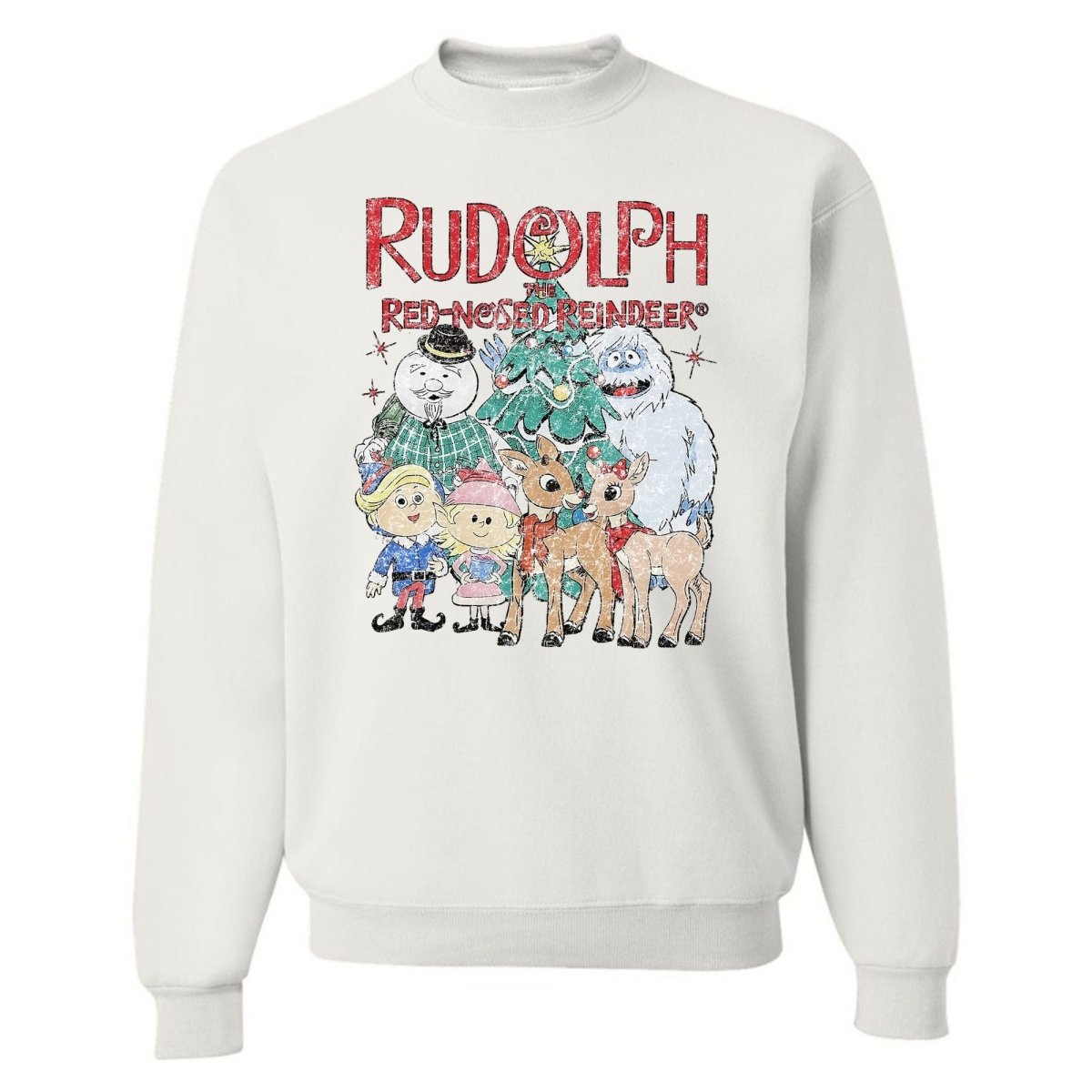 'Vintage Rudolph' Crewneck Sweatshirt - United Monograms