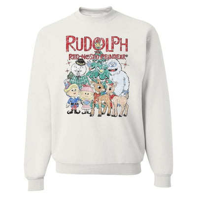 'Vintage Rudolph' Crewneck Sweatshirt - United Monograms