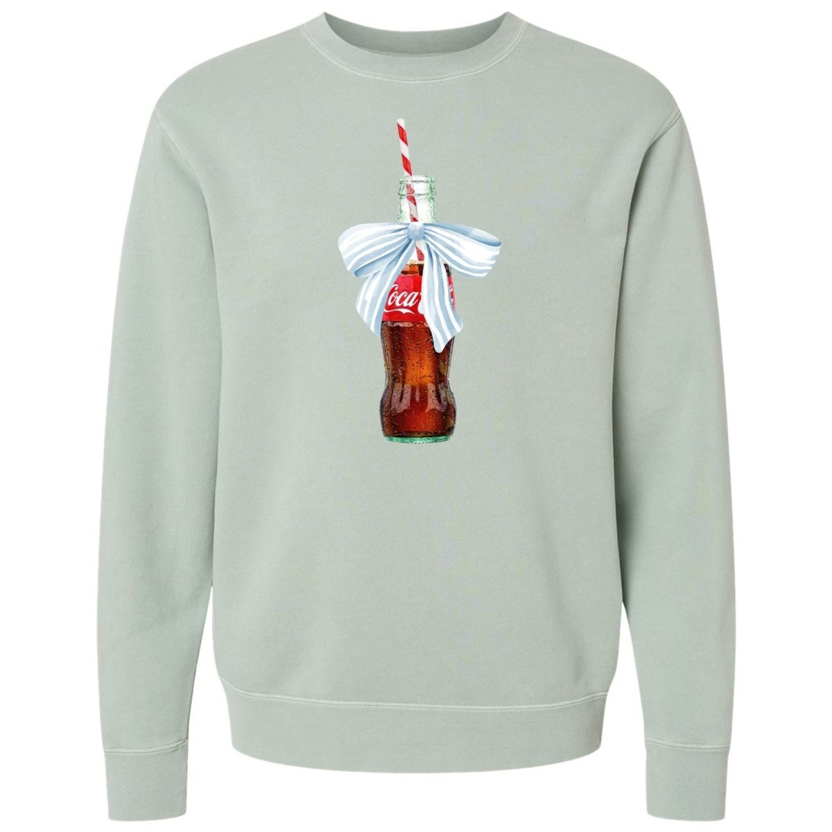 'Vintage Soda With Bow' Cozy Crew - United Monograms