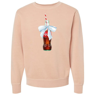 'Vintage Soda With Bow' Cozy Crew - United Monograms