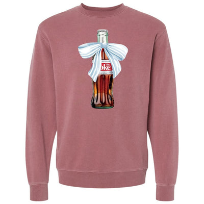 'Vintage Soda With Bow' Cozy Crew - United Monograms