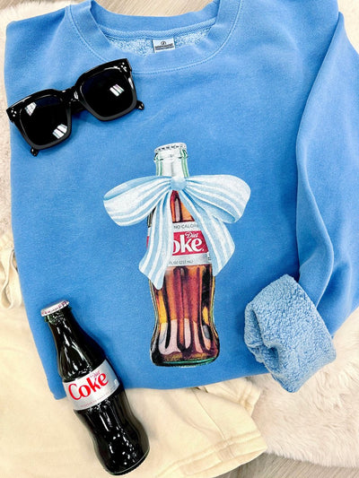 'Vintage Soda With Bow' Cozy Crew - United Monograms