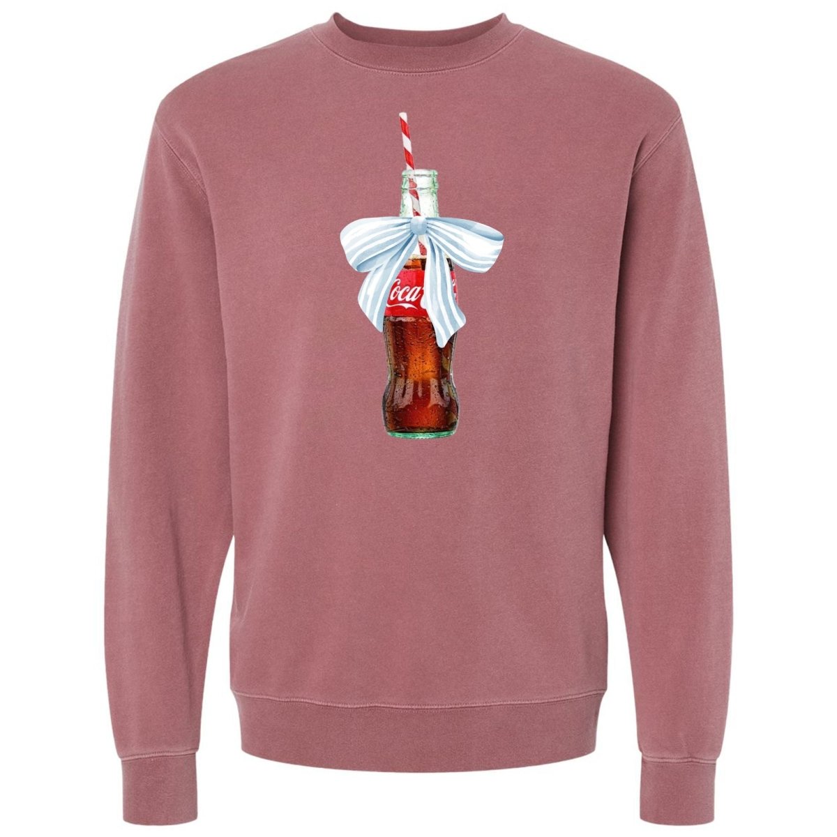 'Vintage Soda With Bow' Cozy Crew - United Monograms