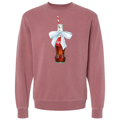 'Vintage Soda With Bow' Cozy Crew - United Monograms