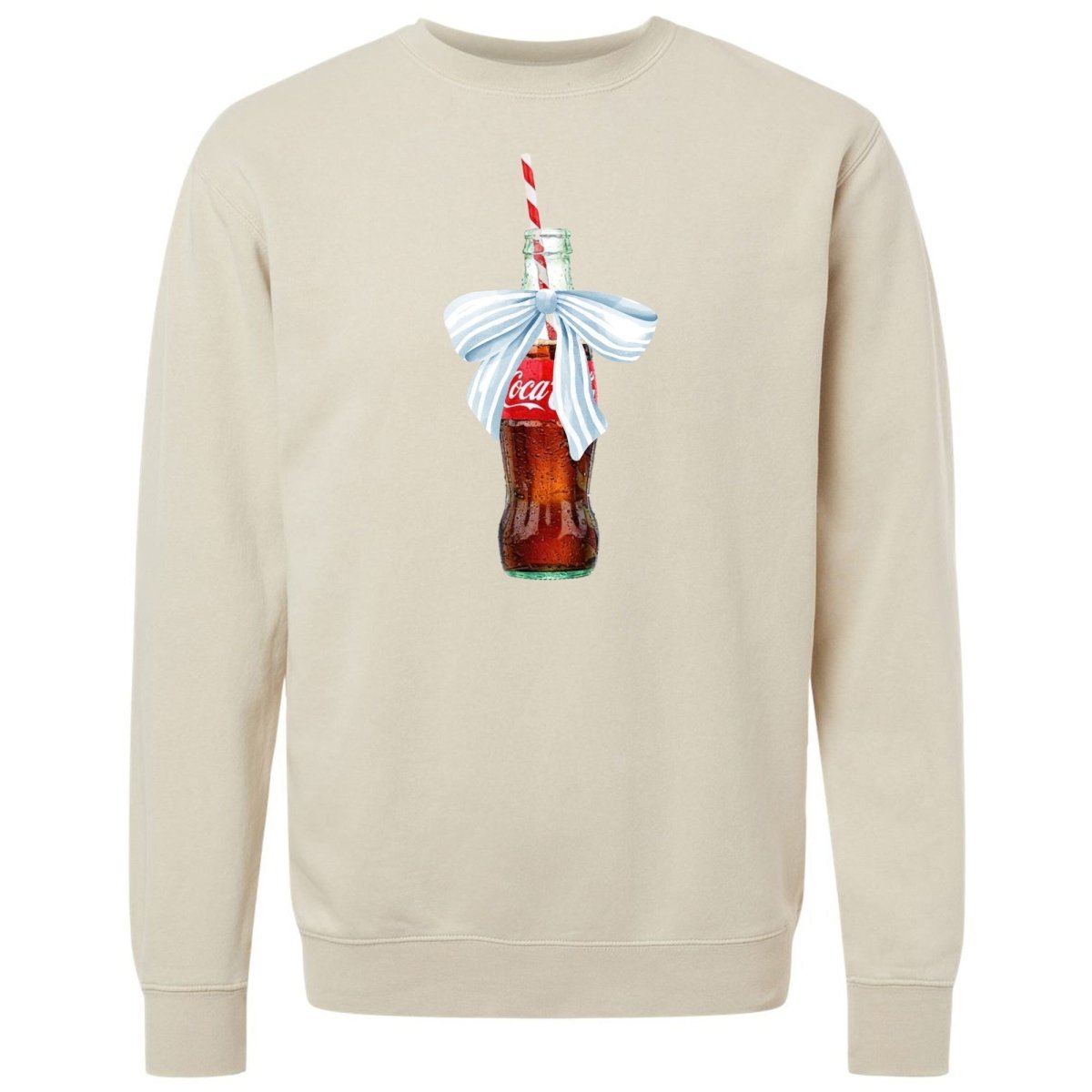 'Vintage Soda With Bow' Cozy Crew - United Monograms