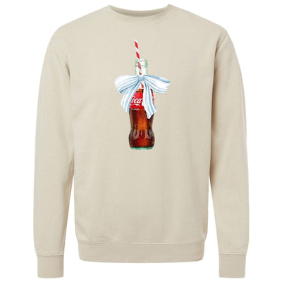 'Vintage Soda With Bow' Cozy Crew - United Monograms