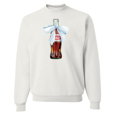 'Vintage Soda With Bow' Crewneck Sweatshirt - United Monograms