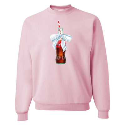 'Vintage Soda With Bow' Crewneck Sweatshirt - United Monograms