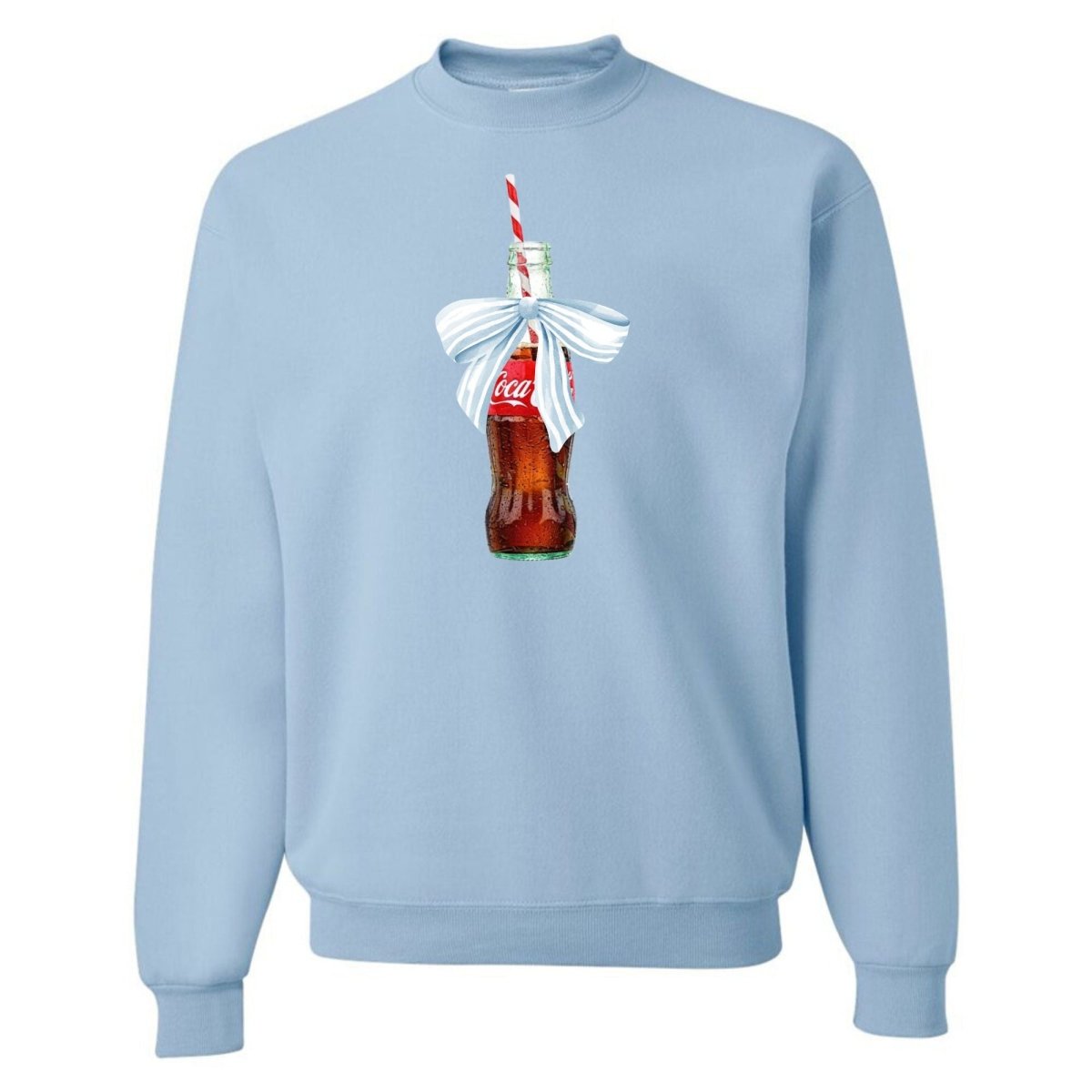 'Vintage Soda With Bow' Crewneck Sweatshirt - United Monograms