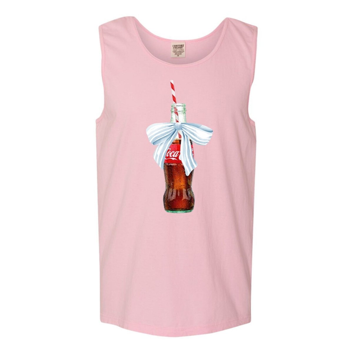'Vintage Soda With Bow' Tank Top - United Monograms