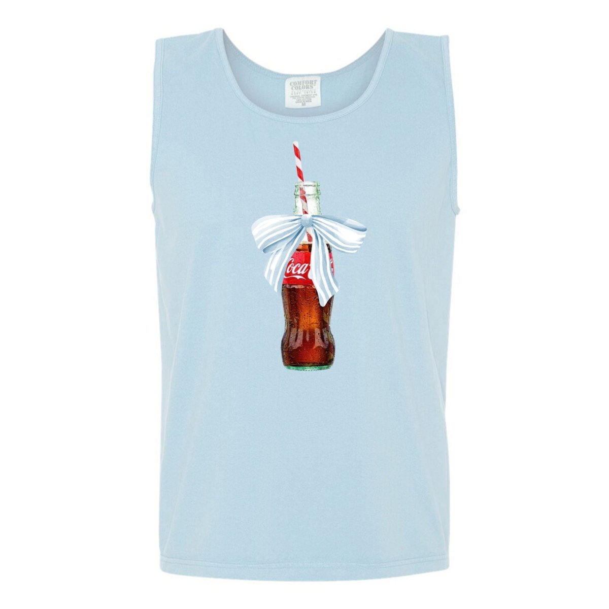 'Vintage Soda With Bow' Tank Top - United Monograms