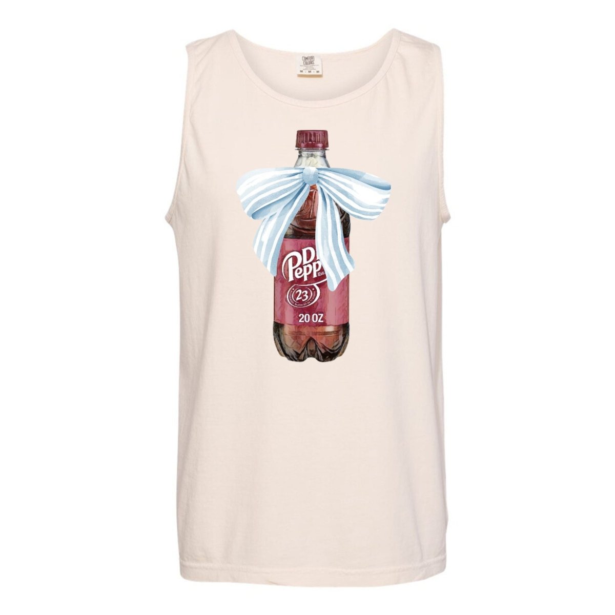 'Vintage Soda With Bow' Tank Top - United Monograms