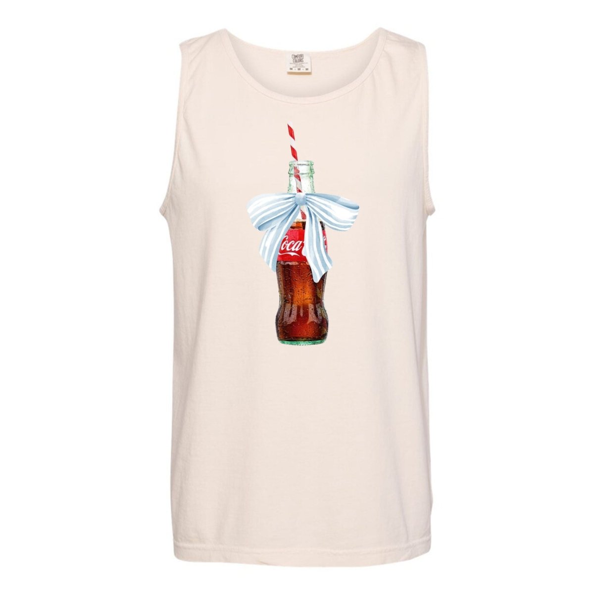 'Vintage Soda With Bow' Tank Top - United Monograms