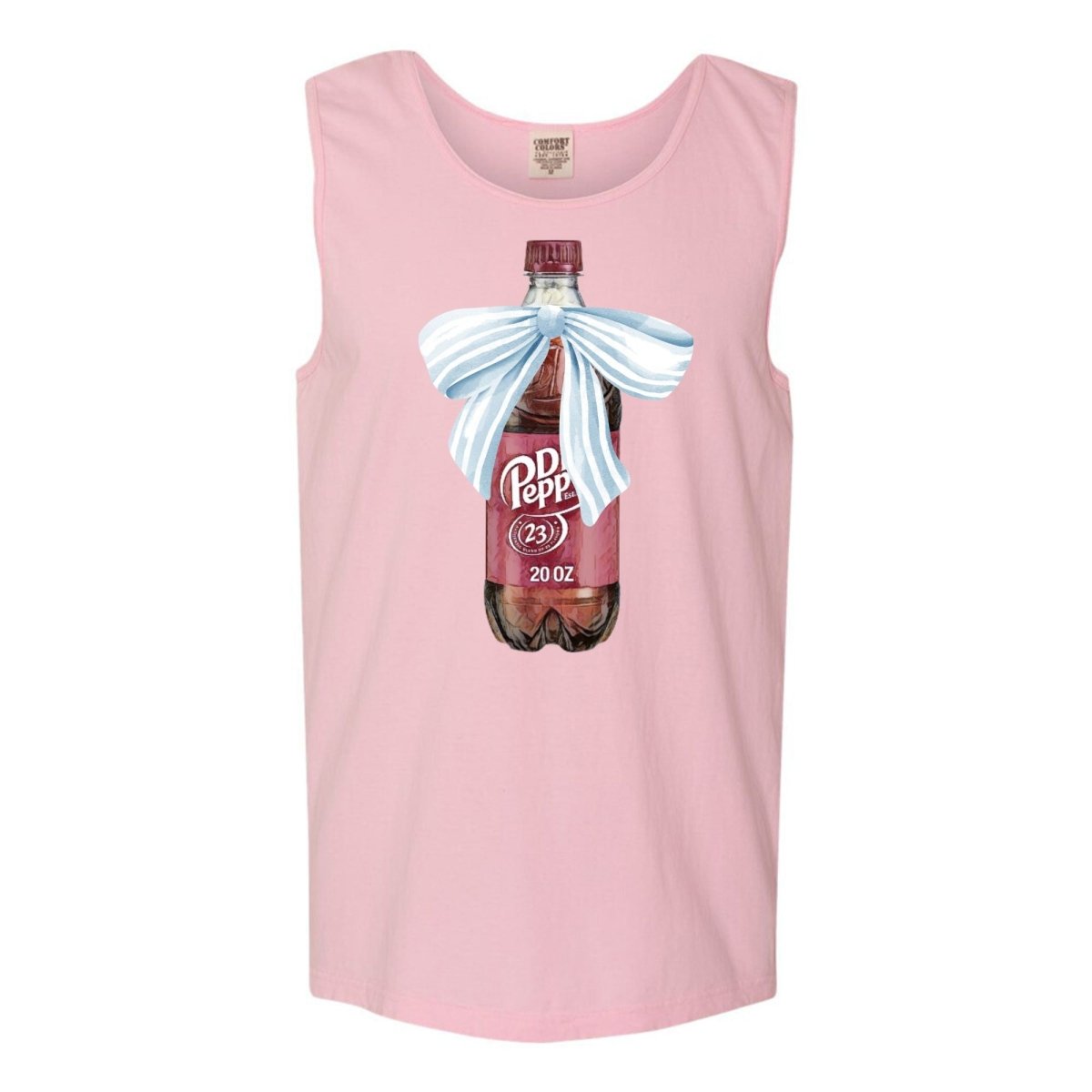 'Vintage Soda With Bow' Tank Top - United Monograms