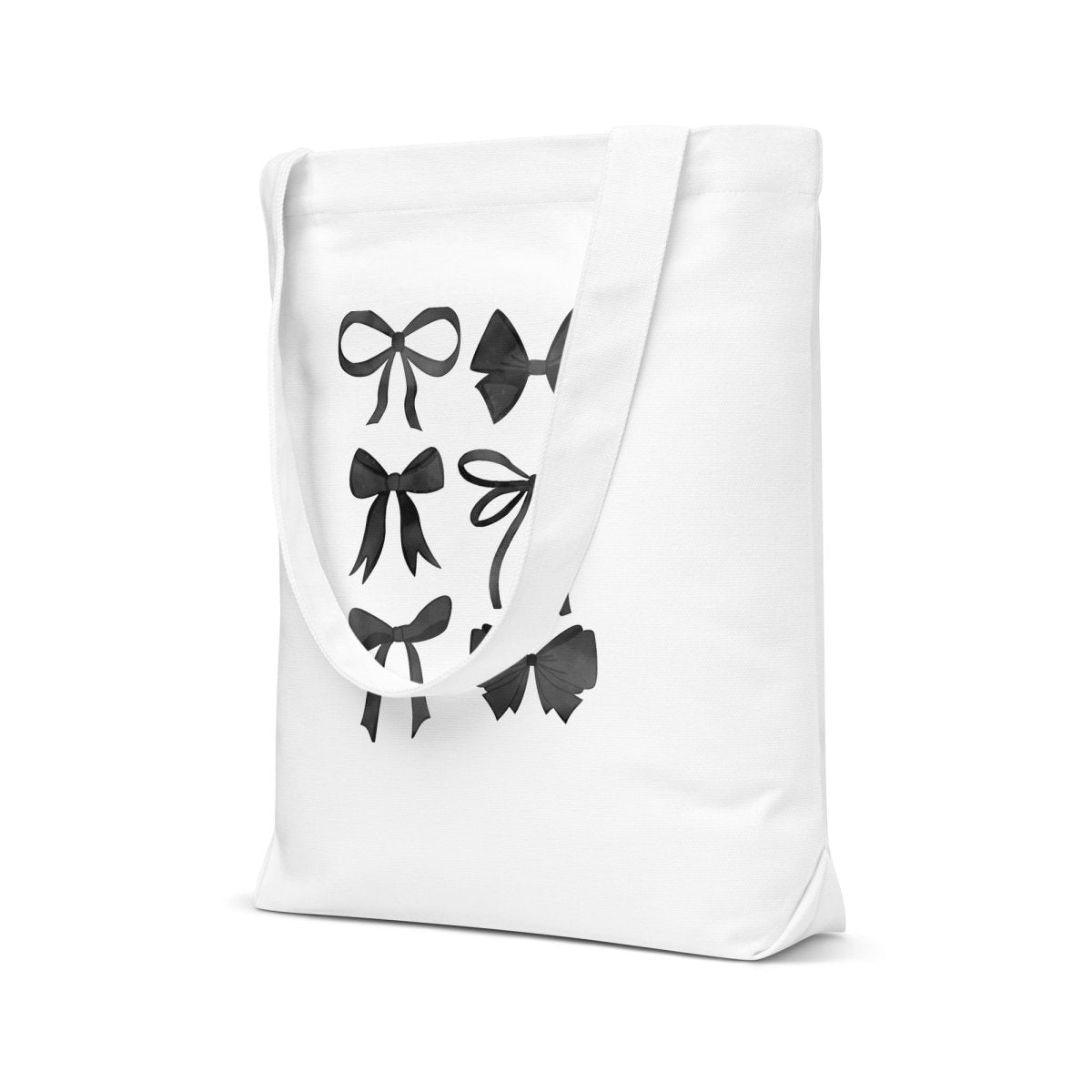 'Watercolor Bows' Tote Bag - United Monograms