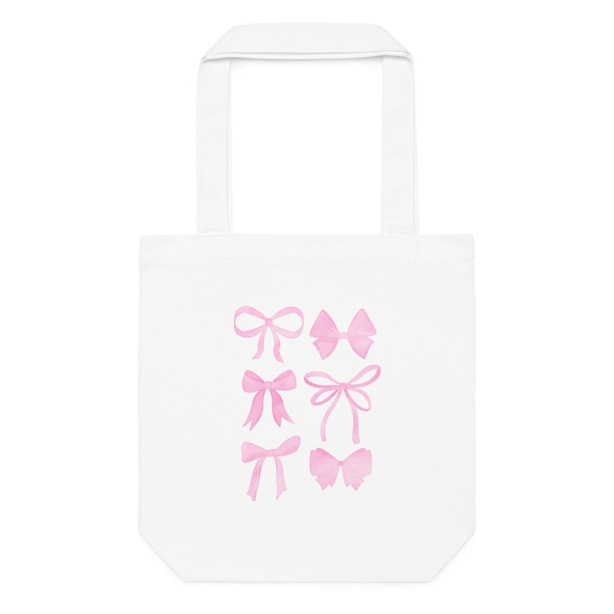'Watercolor Bows' Tote Bag - United Monograms
