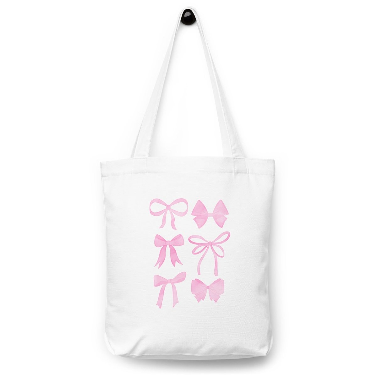 'Watercolor Bows' Tote Bag - United Monograms
