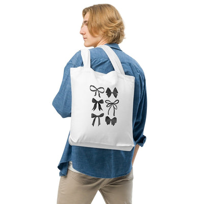 'Watercolor Bows' Tote Bag - United Monograms