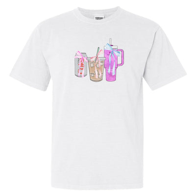 'We're Girls' Bow Drinks T-Shirt - United Monograms