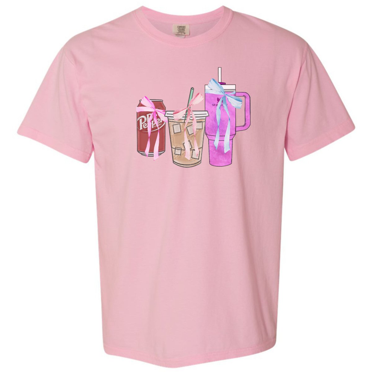 'We're Girls' Bow Drinks T-Shirt - United Monograms