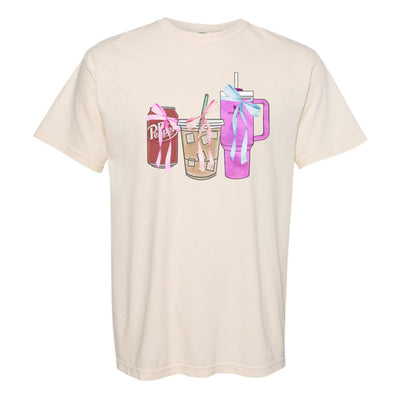 'We're Girls' Bow Drinks T-Shirt - United Monograms