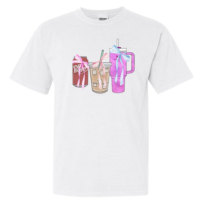 'We're Girls' Bow Drinks T-Shirt - United Monograms