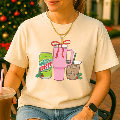 'We're Girls' Holiday Drinks T-Shirt - United Monograms