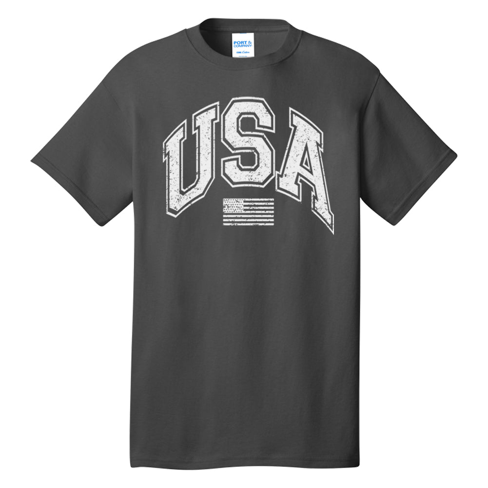'White USA' T-Shirt - United Monograms