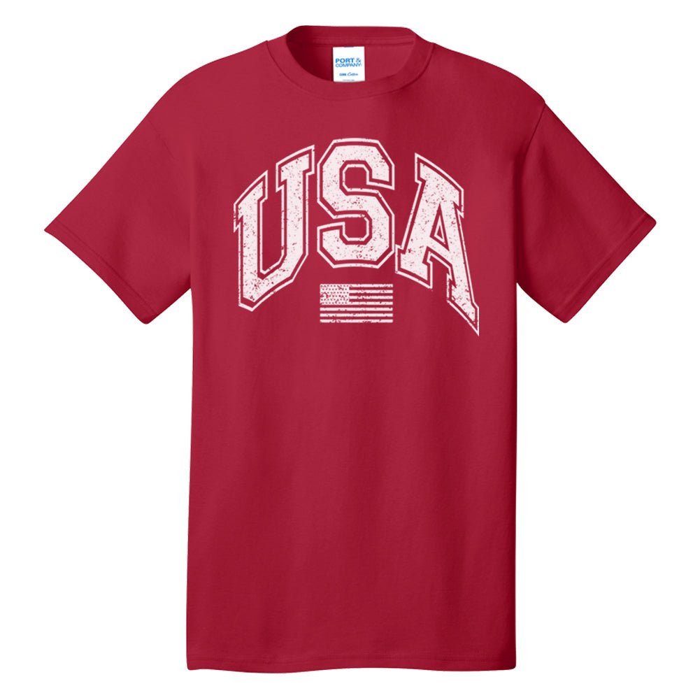 'White USA' T-Shirt - United Monograms