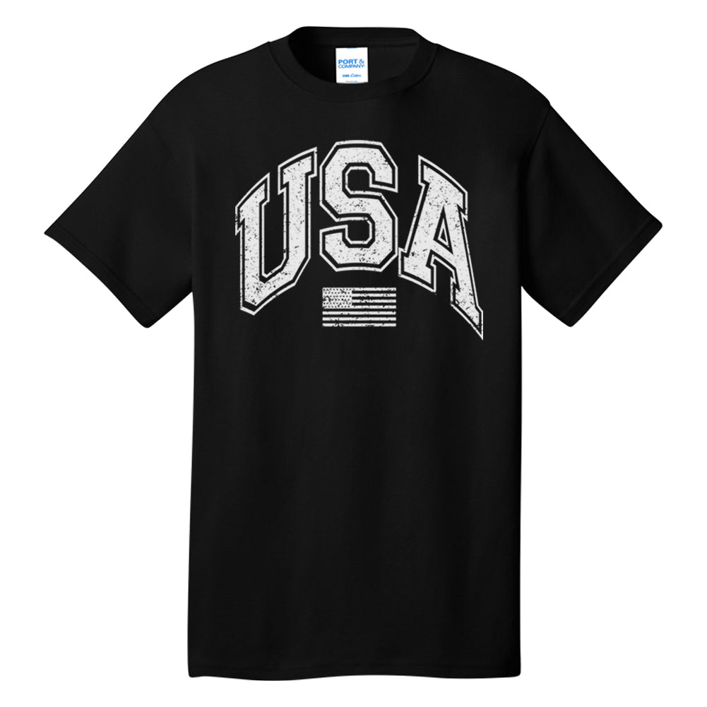 'White USA' T-Shirt - United Monograms