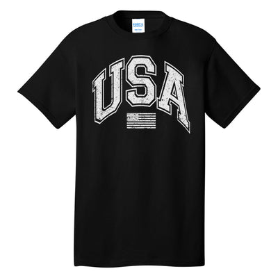 'White USA' T-Shirt - United Monograms