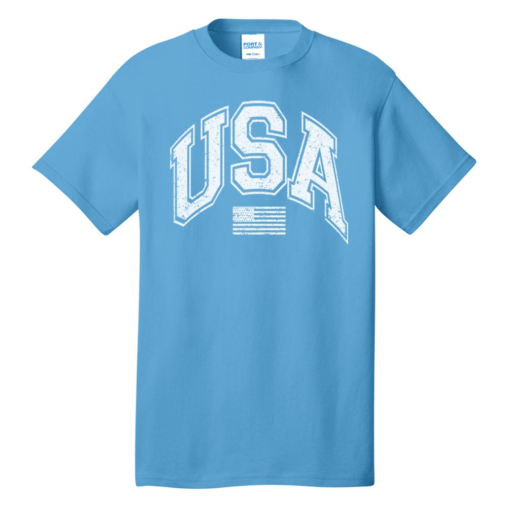 'White USA' T-Shirt - United Monograms