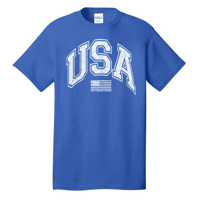 'White USA' T-Shirt - United Monograms